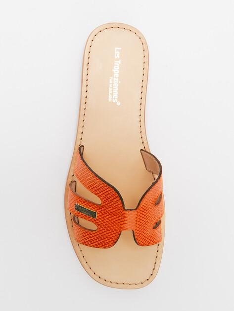LES TROPEZIENNES Flip-flops (upper and sole made of genuine leather)