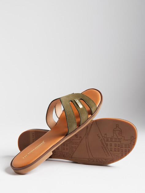 LES TROPEZIENNES Flip-flops (natural suede)