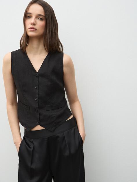MAISON DAVID Vest (linen)