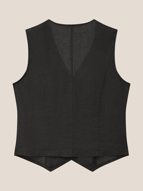 MAISON DAVID Vest (linen)
