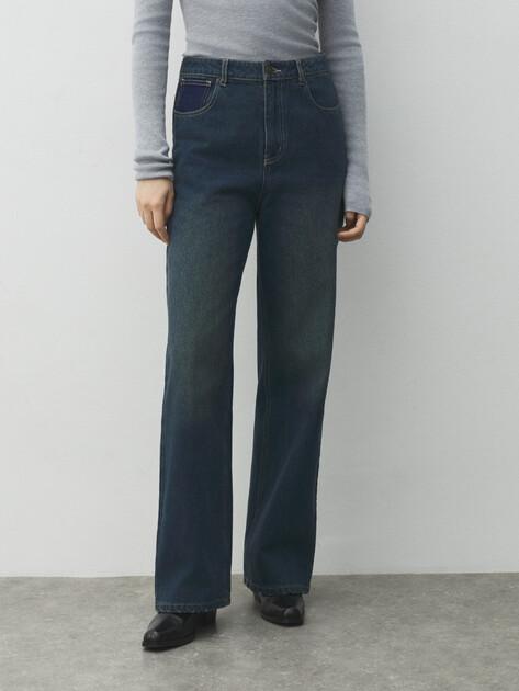 MAISON DAVID Wide-leg jeans (cotton)