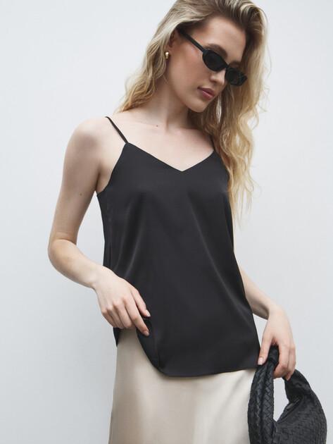 MAISON DAVID Top (satin)