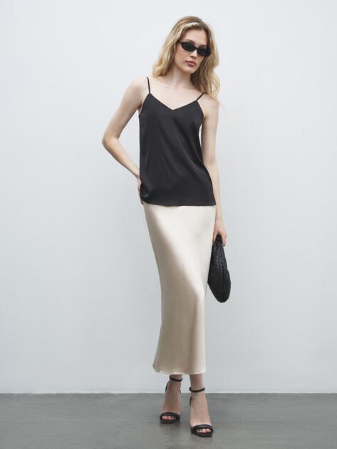 MAISON DAVID Top (satin)