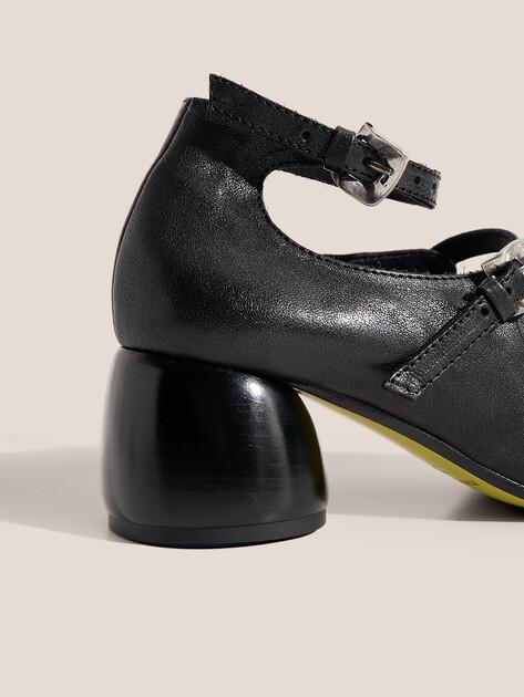 ERNESTO DOLANI ONICE Mary Janes (leather upper and sole)