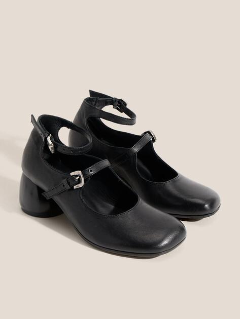ERNESTO DOLANI ONICE Mary Janes (leather upper and sole)