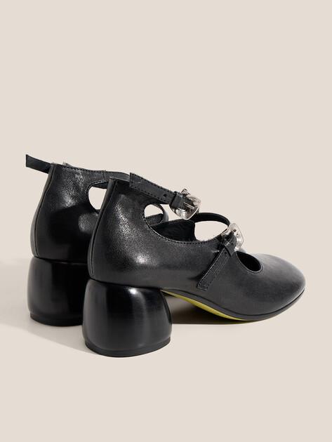 ERNESTO DOLANI ONICE Mary Janes (leather upper and sole)