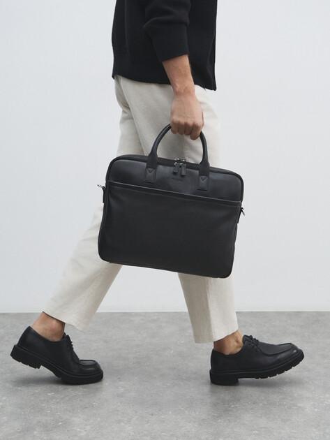 TENDANCE Laptop Bag (Genuine Leather)