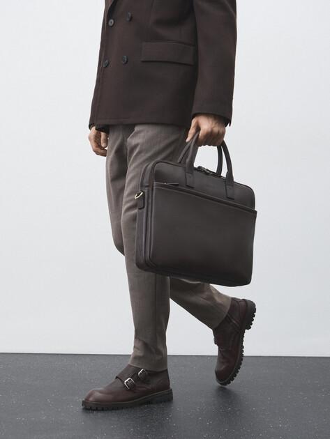 TENDANCE Laptop Bag (Genuine Leather)