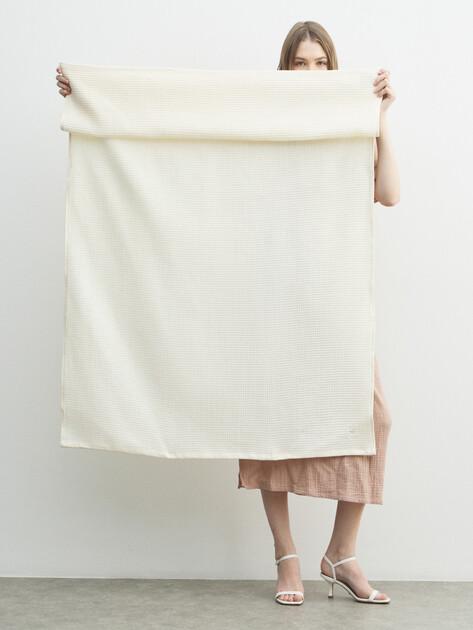 MAISON DAVID Waffle bath towel 100x150