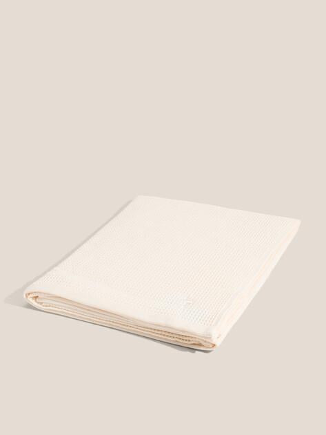 MAISON DAVID Waffle bath towel 100x150