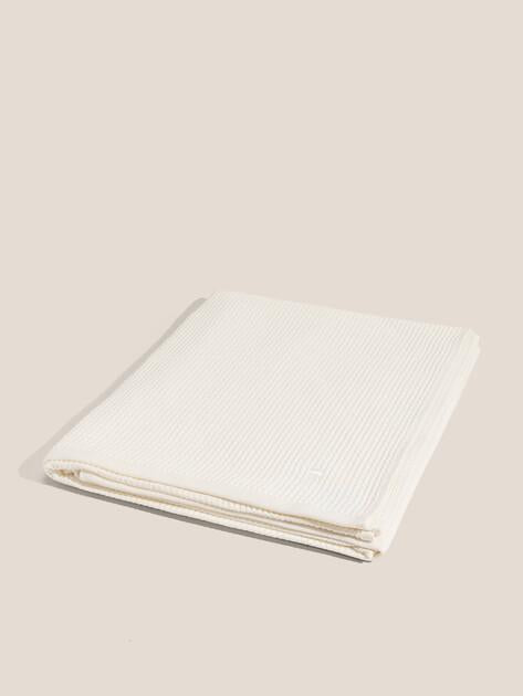 MAISON DAVID Waffle bath towel 100x150