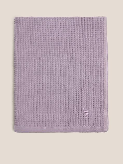 MAISON DAVID Waffle bath towel 100x150