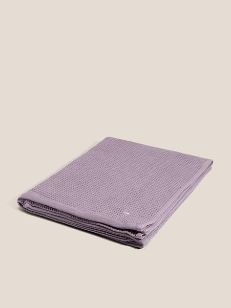 MAISON DAVID Waffle bath towel 100x150