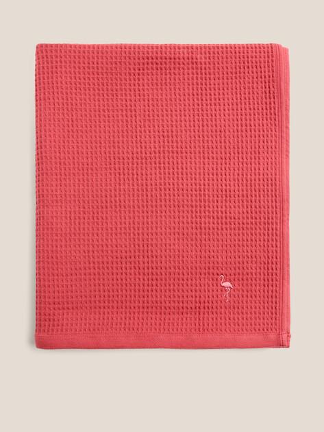 MAISON DAVID Waffle bath towel 100x150