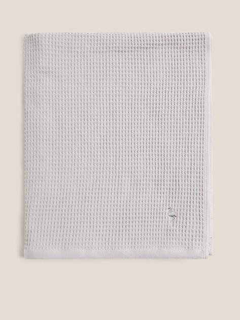 MAISON DAVID Waffle bath towel 100x150