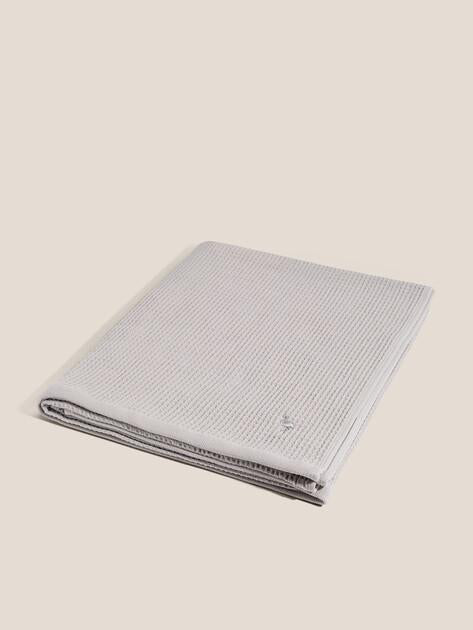 MAISON DAVID Waffle bath towel 100x150