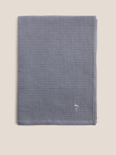 MAISON DAVID Waffle Bath Towel 100x180
