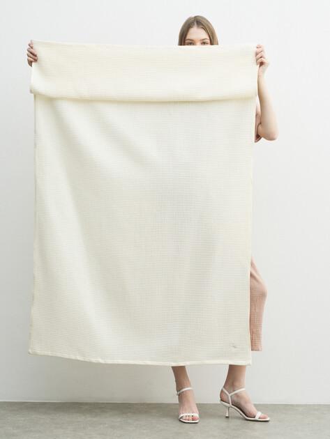 MAISON DAVID Waffle Bath Towel 100x180
