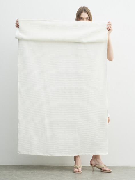 MAISON DAVID Waffle Bath Towel 100x180