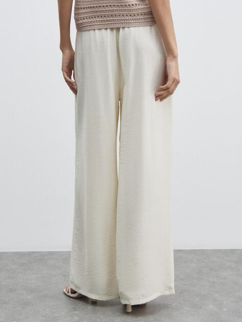 MAISON DAVID Wide-leg trousers (viscose/nylon)