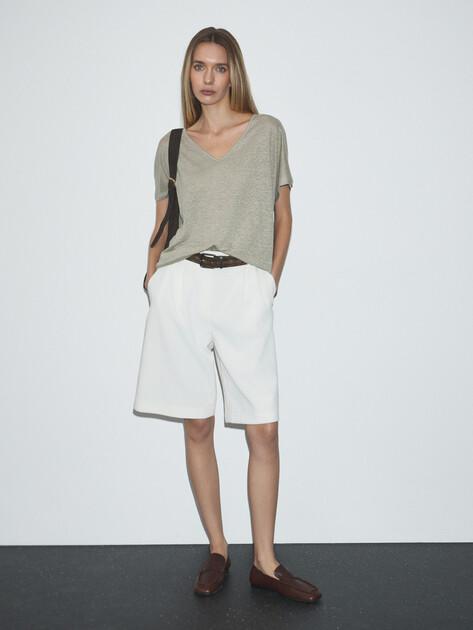MAISON DAVID T-shirt (linen)