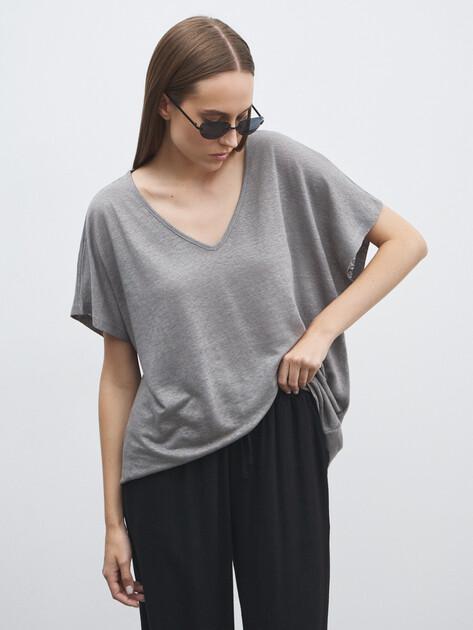 MAISON DAVID T-shirt (linen)