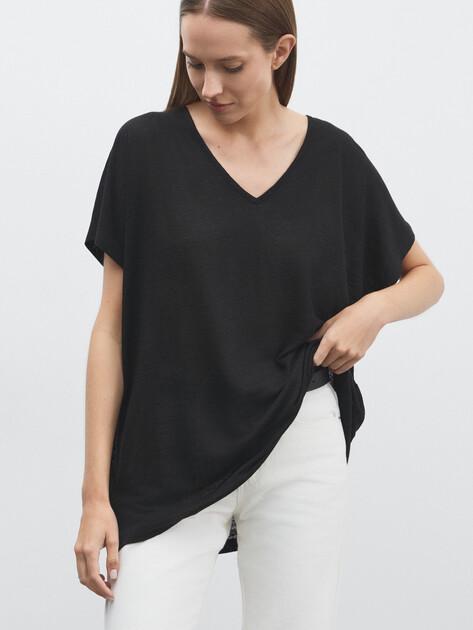 MAISON DAVID T-shirt (linen)