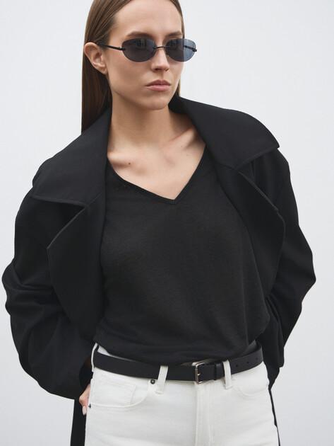MAISON DAVID T-shirt (linen)