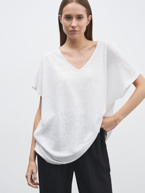 MAISON DAVID T-shirt (linen)
