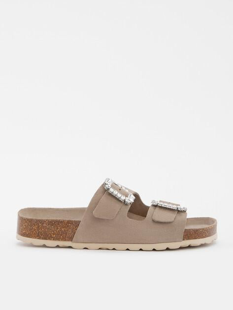 BIO GREEN Flip-flops (natural suede)
