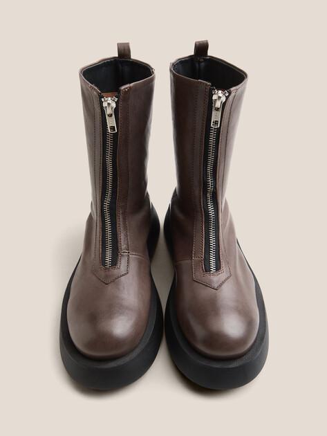 ERNESTO DOLANI SILICONE DONNA Boots (genuine leather)