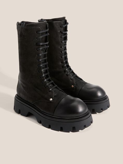 ERNESTO DOLANI DENTE DONNA Half Boots (Nubuck/Leather)