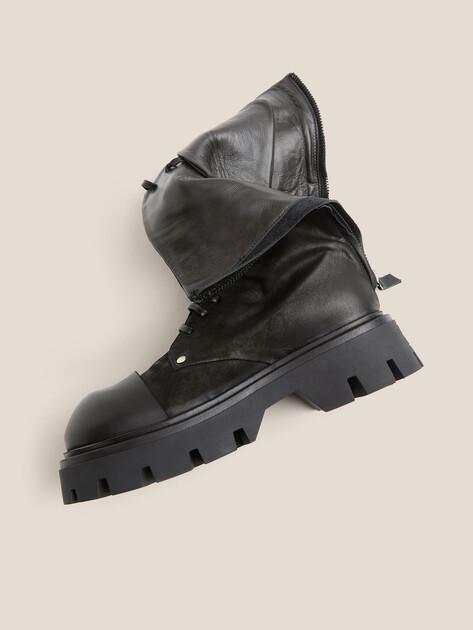 ERNESTO DOLANI DENTE DONNA Half Boots (Nubuck/Leather)