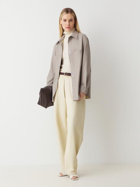 MAISON DAVID Shirt (faux leather)