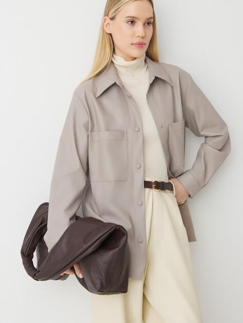 MAISON DAVID Shirt (faux leather)
