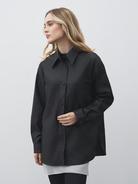 MAISON DAVID Shirt (faux leather)