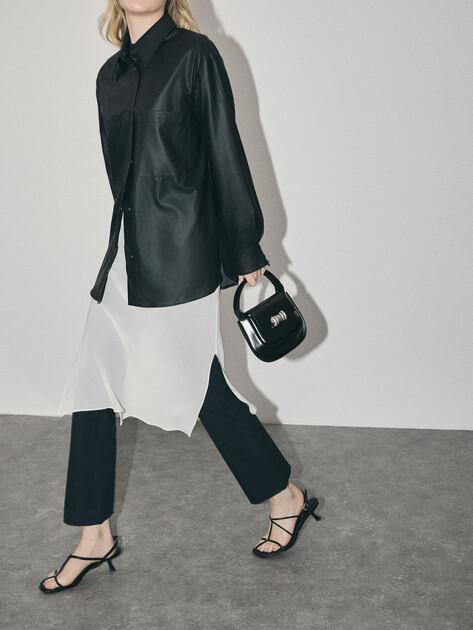MAISON DAVID Shirt (faux leather)