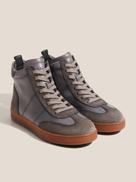 MAISON DAVID High-top sneakers (genuine leather/natural rubber sole)