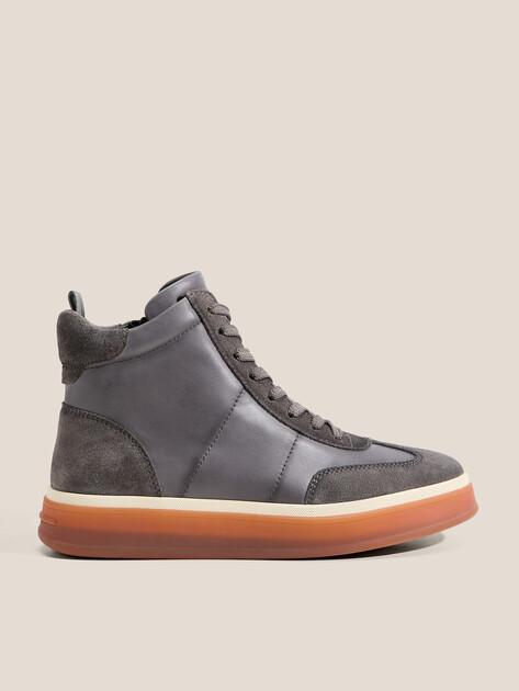 MAISON DAVID High-top sneakers (genuine leather/natural rubber sole)