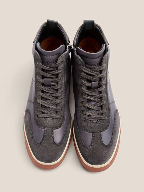 MAISON DAVID High-top sneakers (genuine leather/natural rubber sole)
