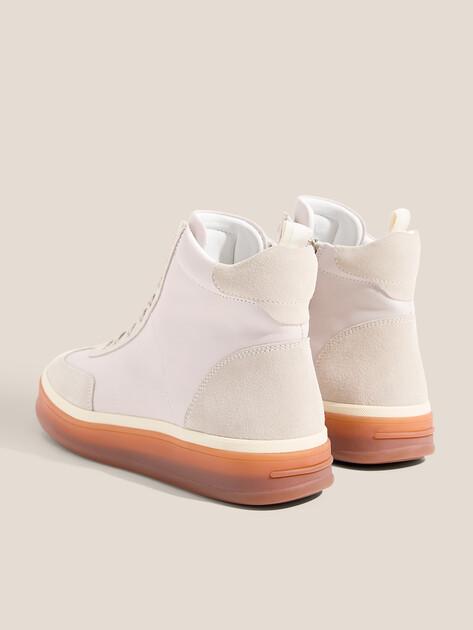 MAISON DAVID High-top sneakers (genuine leather/natural rubber sole)