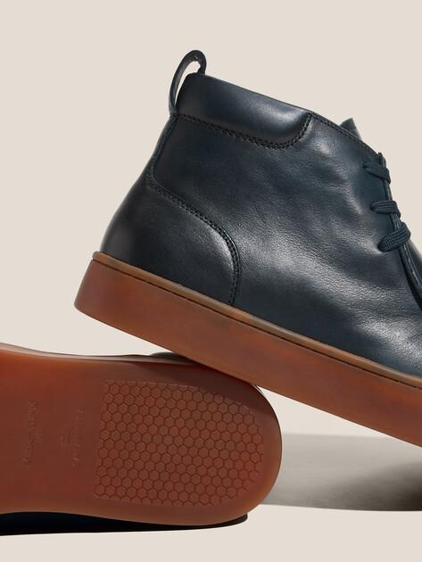 MAISON DAVID Boots (genuine leather/natural rubber sole)