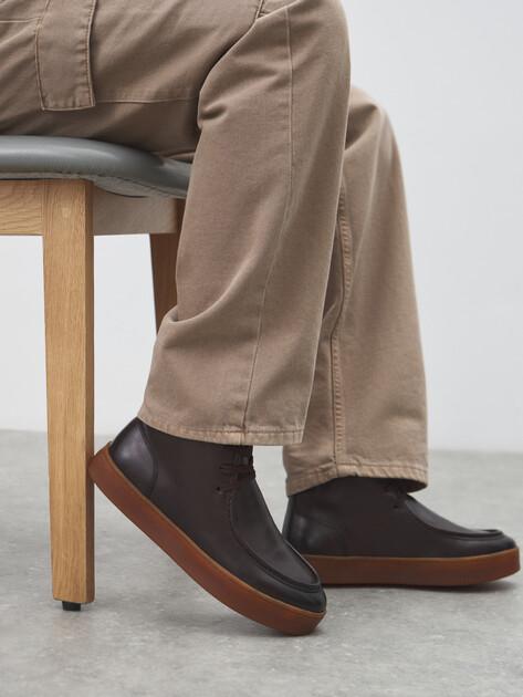 MAISON DAVID Boots (genuine leather/natural rubber sole)