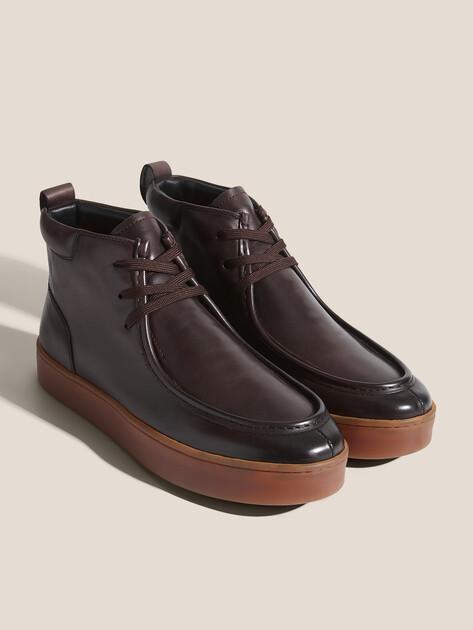 MAISON DAVID Boots (genuine leather/natural rubber sole)
