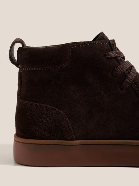 MAISON DAVID Boots (natural suede/natural rubber sole)