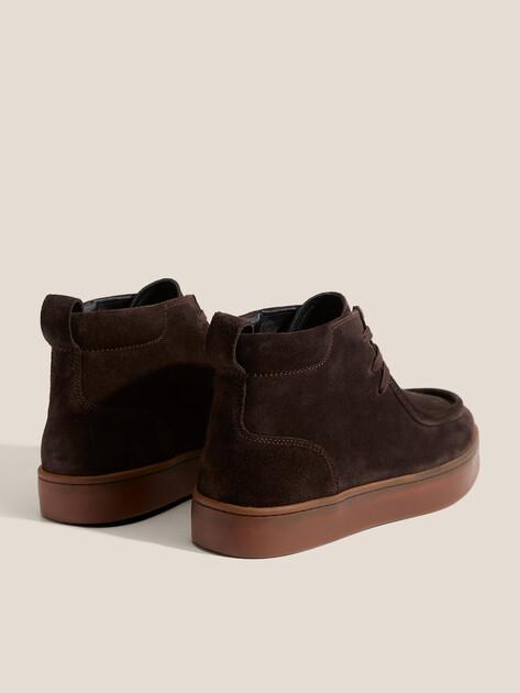 MAISON DAVID Boots (natural suede/natural rubber sole)