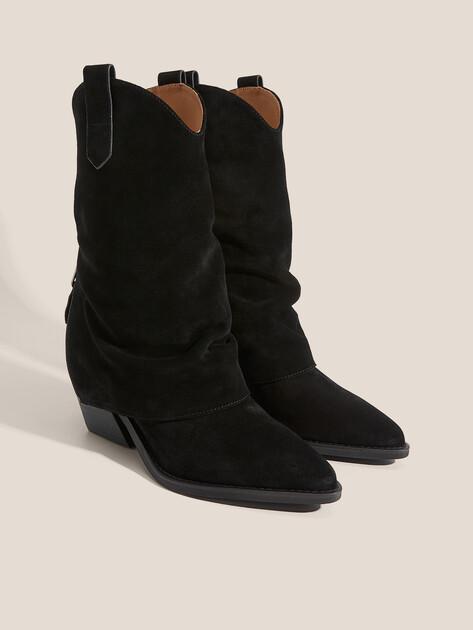 TENDANCE Высокие казаки (натуральная замша)
