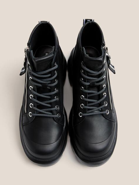 KARL LAGERFELD Ботинки TREKKA MAX Zip Lo Boot (натуральная кожа/текстиль)