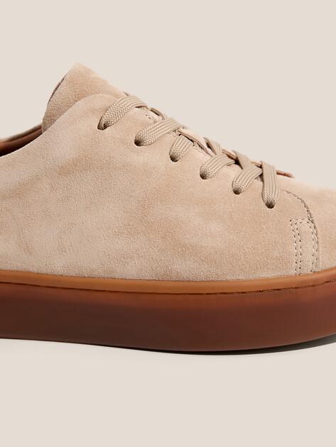 MAISON DAVID Sneakers (natural suede/natural rubber sole)