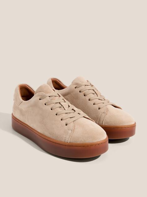 MAISON DAVID Sneakers (natural suede/natural rubber sole)
